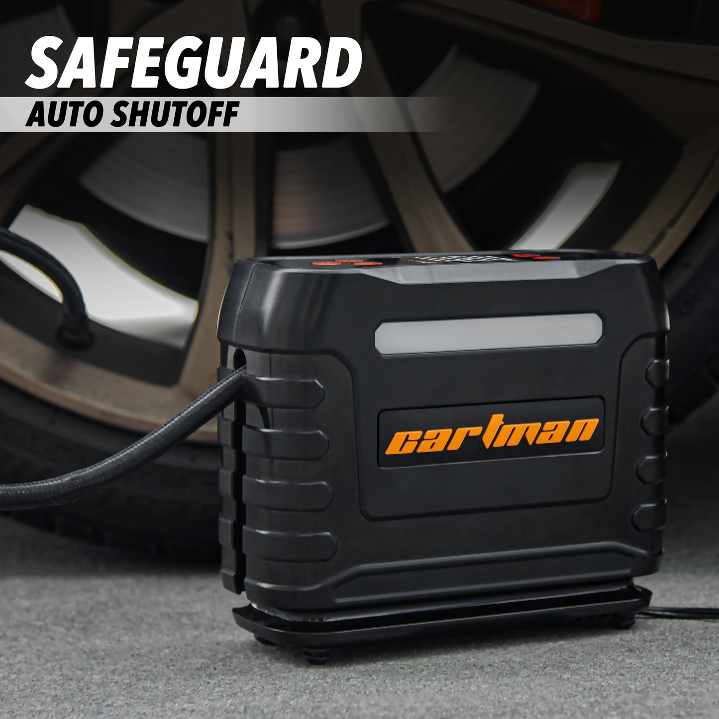Air Compressor Tire Inflator Portable Air Pump for Car Tires 12V DC Auto Tire Pump with Digital Pressure Gauge