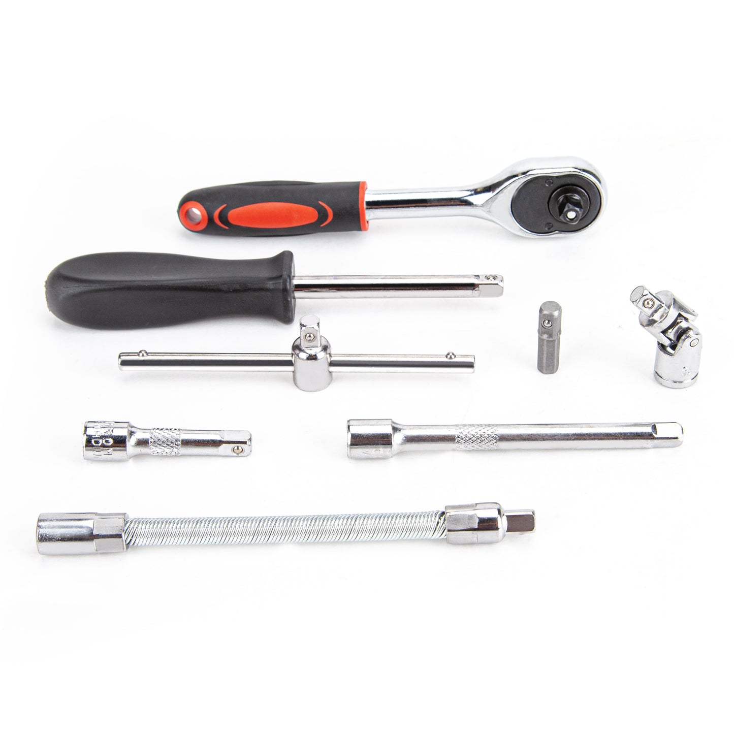 CARTMAN 53 Pieces Mechanics Tools Kit, Include Socket Set, Ratchet Set, 1/4 inch Drive Socket Ratchet Wrench Set, with Storage Case, for Car Household Repairing