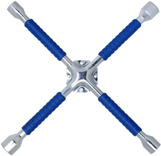 Cartman 16" Universal Anti-Slip Cross Wrench, Lug Wrench