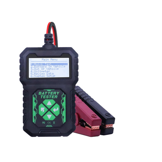 CARTMAN 12V Car Battery Tester, 100-2000 CCA Load Tester Automotive Alternator Tester Digital Auto Battery Analyzer Charging Cranking System Tester for Car Truck Marine Motorcycle SUV Boat