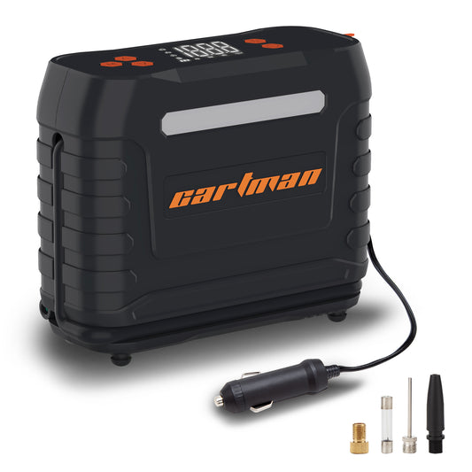 Air Compressor Tire Inflator Portable Air Pump for Car Tires 12V DC Auto Tire Pump with Digital Pressure Gauge