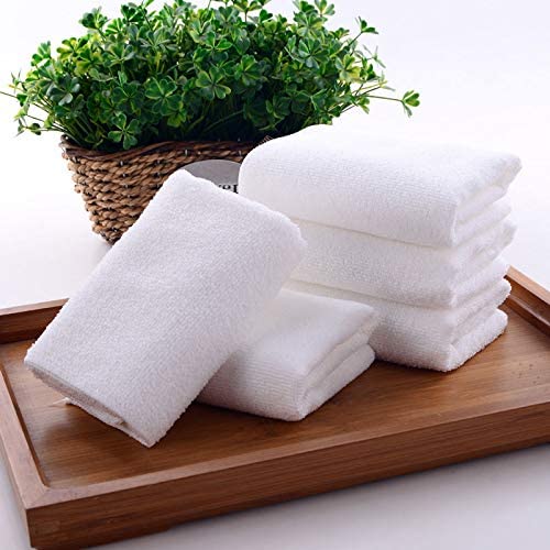 Cartman Microfiber Cleaning Cloth, All Purpose Cleaning Towels,14 x 14 Inch, Pack of 30, White