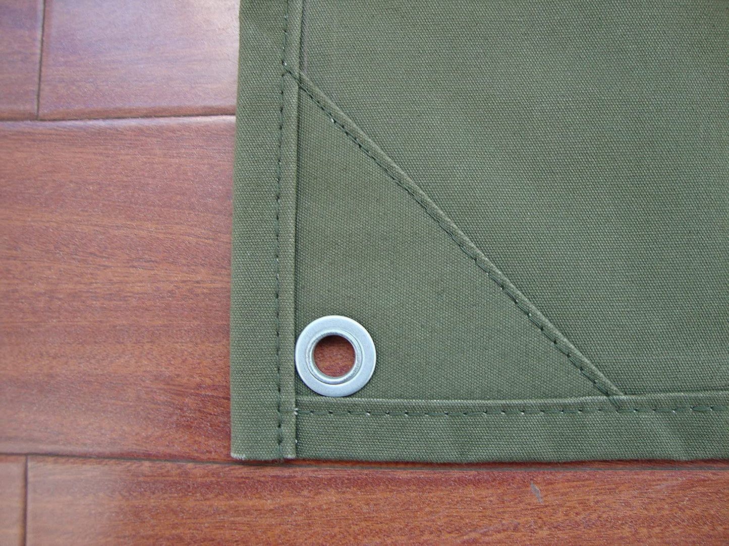 TarpsNow Bâche en toile résistante à l'eau Olive Drab 530 ml (2,4 x 3 m TarpsNow Bâche en toile résistante à l'eau Olive Drab 530 ml (2,4 x 3 m
